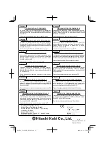 Preview for 56 page of Hitachi UC 18YML2 Handling Instructions Manual