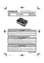 Hitachi UC 18YSL3 Safety Instructions And Instruction Manual preview