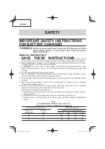 Предварительный просмотр 4 страницы Hitachi UC 18YSL3 Safety Instructions And Instruction Manual