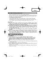 Предварительный просмотр 11 страницы Hitachi UC 18YSL3 Safety Instructions And Instruction Manual