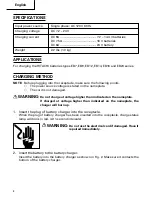 Preview for 8 page of Hitachi UC 24YJ Safety Instructions And Instruction Manual