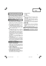 Preview for 37 page of Hitachi UC 36YRL Handling Instructions Manual