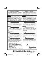 Preview for 56 page of Hitachi UC 36YRSL Handling Instructions Manual