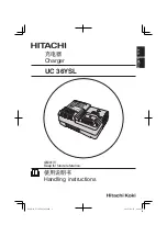 Предварительный просмотр 1 страницы Hitachi UC 36YSL Handling Instructions Manual