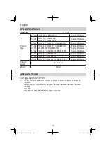 Предварительный просмотр 14 страницы Hitachi UC 36YSL Handling Instructions Manual