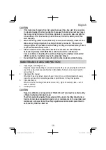 Предварительный просмотр 19 страницы Hitachi UC 36YSL Handling Instructions Manual