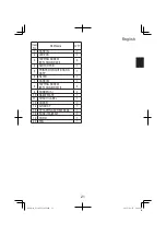 Предварительный просмотр 21 страницы Hitachi UC 36YSL Handling Instructions Manual