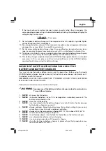 Предварительный просмотр 5 страницы Hitachi UC 3SML Safety Instructions And Instruction Manual