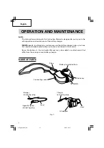 Предварительный просмотр 8 страницы Hitachi UC 3SML Safety Instructions And Instruction Manual