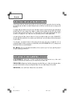 Предварительный просмотр 14 страницы Hitachi UC 3SML Safety Instructions And Instruction Manual