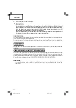 Предварительный просмотр 24 страницы Hitachi UC 3SML Safety Instructions And Instruction Manual