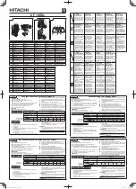 Hitachi UF 18DSL Instruction Manual preview