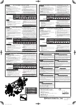 Preview for 2 page of Hitachi UF 18DSL Instruction Manual