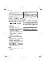 Preview for 12 page of Hitachi UJ 18DSL Handling Instructions Manual