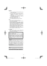 Preview for 24 page of Hitachi UJ 18DSL Handling Instructions Manual