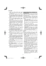 Preview for 38 page of Hitachi UJ 18DSL Handling Instructions Manual