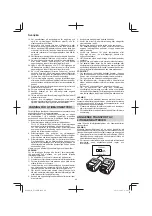 Preview for 44 page of Hitachi UJ 18DSL Handling Instructions Manual