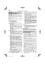 Preview for 48 page of Hitachi UJ 18DSL Handling Instructions Manual