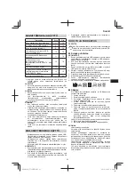 Preview for 63 page of Hitachi UJ 18DSL Handling Instructions Manual