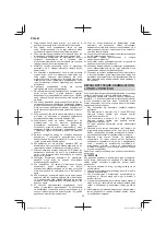 Preview for 66 page of Hitachi UJ 18DSL Handling Instructions Manual