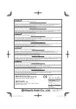 Preview for 88 page of Hitachi UJ 18DSL Handling Instructions Manual