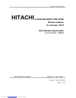 Preview for 1 page of Hitachi Ultrastar 15K73 Reference Manual