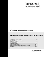 Hitachi UltraVision L42V651 Operating Manual предпросмотр