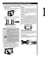 Предварительный просмотр 5 страницы Hitachi UltraVision L42V651 Operating Manual