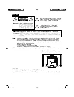 Предварительный просмотр 2 страницы Hitachi ULTRAVISION LE19S304 Owner'S Manual