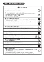 Предварительный просмотр 8 страницы Hitachi UltraVision UT32V502 Operating Manual