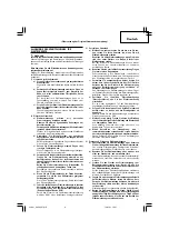 Preview for 9 page of Hitachi um 12vst Handling Instructions Manual