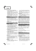 Предварительный просмотр 14 страницы Hitachi um 12vst Handling Instructions Manual