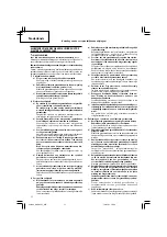 Preview for 18 page of Hitachi um 12vst Handling Instructions Manual