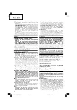 Preview for 20 page of Hitachi um 12vst Handling Instructions Manual