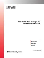 Hitachi Unified Storage VM Product Overview Manual preview