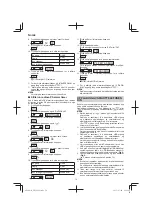 Preview for 74 page of Hitachi UR 18DSAL Handling Instructions Manual