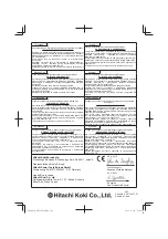 Preview for 188 page of Hitachi UR 18DSAL Handling Instructions Manual