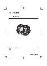 Hitachi UR 18DSDL Handling Instructions Manual preview