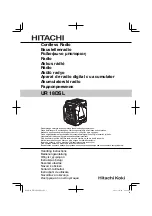 Hitachi UR 18DSL Handling Instructions Manual preview