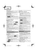 Preview for 8 page of Hitachi UR 18DSL Handling Instructions Manual