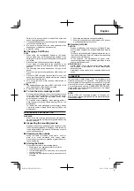 Предварительный просмотр 9 страницы Hitachi UR 18DSL Handling Instructions Manual