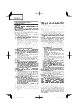 Preview for 10 page of Hitachi UR 18DSL Handling Instructions Manual