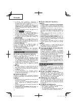 Предварительный просмотр 20 страницы Hitachi UR 18DSL Handling Instructions Manual