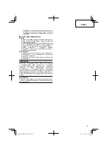 Preview for 27 page of Hitachi UR 18DSL Handling Instructions Manual