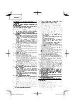 Предварительный просмотр 28 страницы Hitachi UR 18DSL Handling Instructions Manual