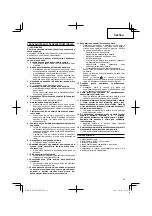 Предварительный просмотр 33 страницы Hitachi UR 18DSL Handling Instructions Manual