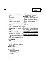 Preview for 37 page of Hitachi UR 18DSL Handling Instructions Manual