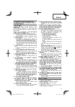 Preview for 43 page of Hitachi UR 18DSL Handling Instructions Manual