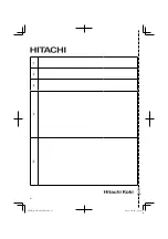 Предварительный просмотр 62 страницы Hitachi UR 18DSL Handling Instructions Manual