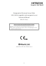 Preview for 1 page of Hitachi UST-5550 Instruction Manual